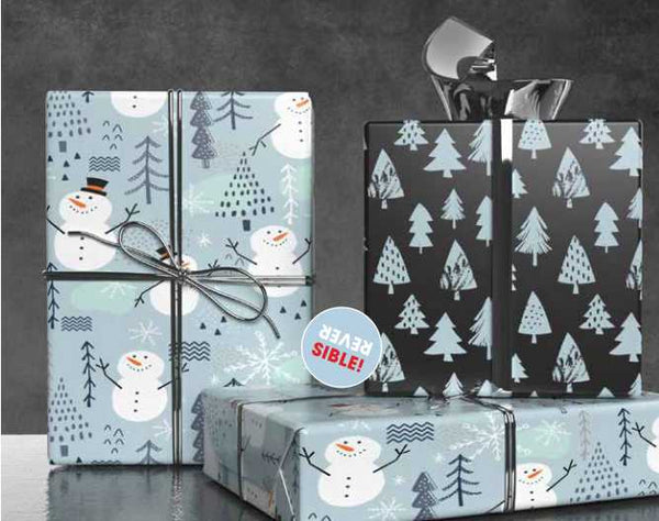 Frosty Friends Reversible Roll Wrap