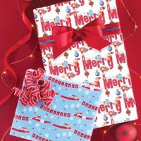 Merry Merry The Elf on the Shelf Reversible Wrap