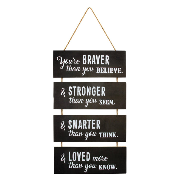YOU ARE BRAVE DECO WALL ART