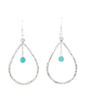 TURQUOISE AND SILVER EARRINGS