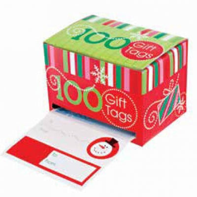 Holiday Tags, 100 Count Box